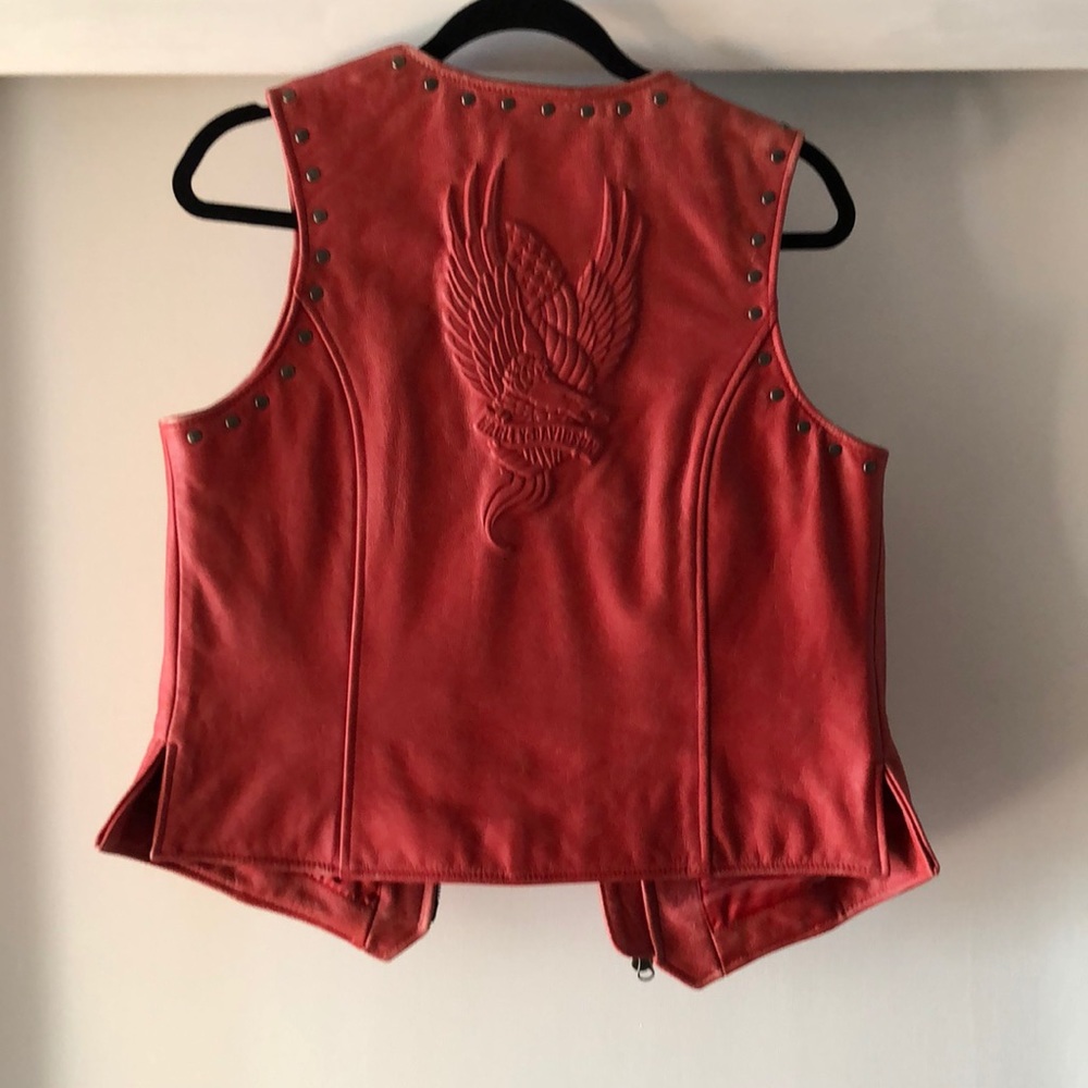 Harley Davidson leather vest